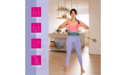 FH03 ZIELONE HULA-HOOP Z OBCIĄŻNIKIEM I PRZECIWWAGĄ