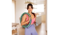 FH03 ZIELONE HULA-HOOP Z OBCIĄŻNIKIEM I PRZECIWWAGĄ