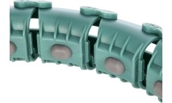 FH03 ZIELONE HULA-HOOP Z OBCIĄŻNIKIEM I PRZECIWWAGĄ