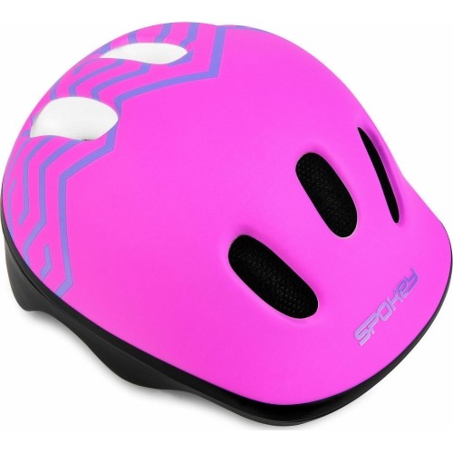 Kask rowerowy dla dzieci Spokey Strapy3, różowy, 44-48cm