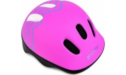 Kask rowerowy dla dzieci Spokey Strapy3, różowy, 44-48cm