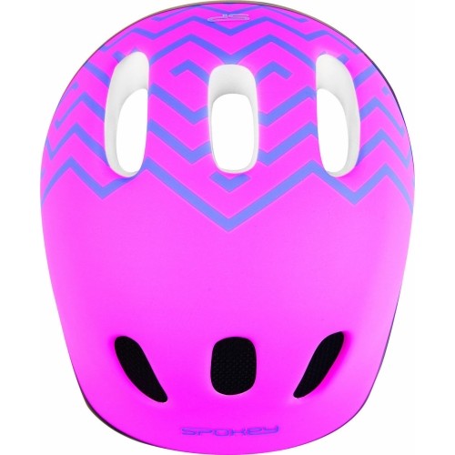 Kask rowerowy dla dzieci Spokey Strapy3, różowy, 44-48cm