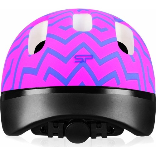 Kask rowerowy dla dzieci Spokey Strapy3, różowy, 44-48cm
