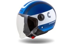 Kask motocyklowy Cassida Handy Metropolis niebieski/ciemnoniebieski/biały