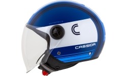 Kask motocyklowy Cassida Handy Metropolis niebieski/ciemnoniebieski/biały