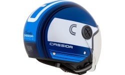 Kask motocyklowy Cassida Handy Metropolis niebieski/ciemnoniebieski/biały