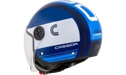 Kask motocyklowy Cassida Handy Metropolis niebieski/ciemnoniebieski/biały