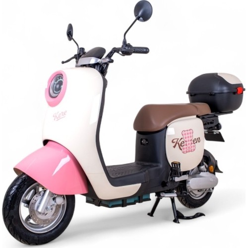 Hulajnoga elektryczna Keren Beike 10" - Brown-Pink