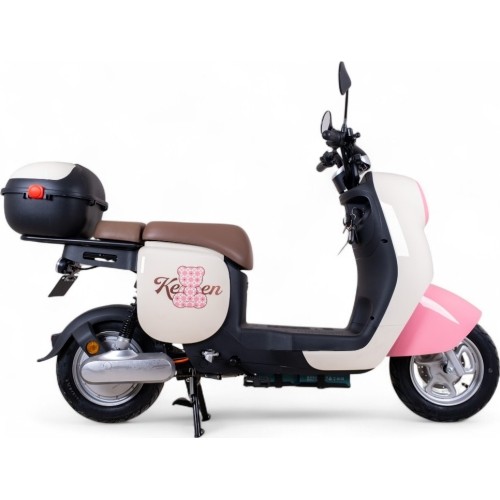 Hulajnoga elektryczna Keren Beike 10" - Brown-Pink