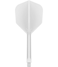 Piórka do rzutek Target K-Flex No.6 Short, 3 szt. - Biały
