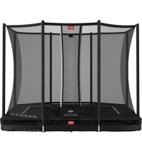 BERG Ultim Favorit InGround 280 Czarny + siatka zabezpieczająca Comfort