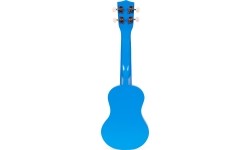 Gitara ukulele dla dzieci drewniana 4 struny nylonowe kostka do gry ECOTOYS