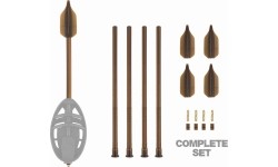 ZFISH Feeder Casting Tube rurka do zanęcania, 4 szt.