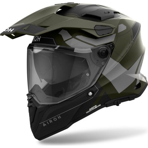 Kask motocyklowy Airoh Commander 2 Reveal Matte Military Green