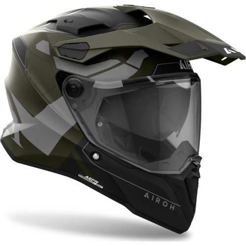 Kask motocyklowy Airoh Commander 2 Reveal Matte Military Green