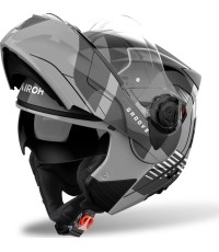 Kask motocyklowy Flip-Up AIROH SPECKTRE Groove P/J Glossy Gray