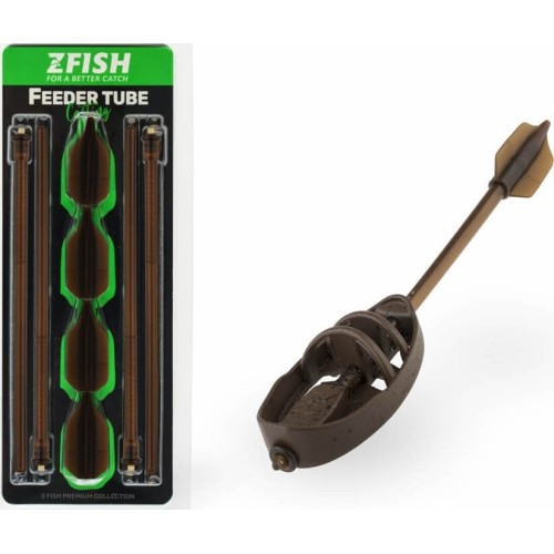 ZFISH Feeder Casting Tube rurka do zanęcania, 4 szt.
