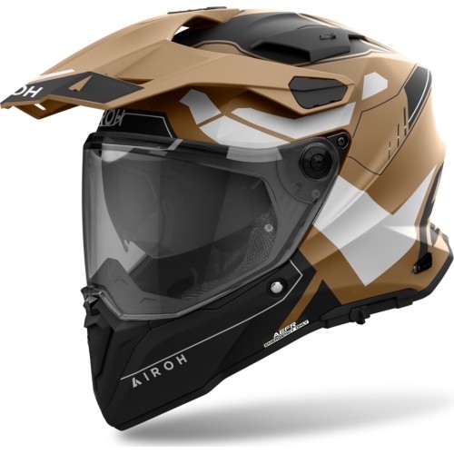 Kask motocyklowy Airoh Commander 2 Reveal Matte Sand