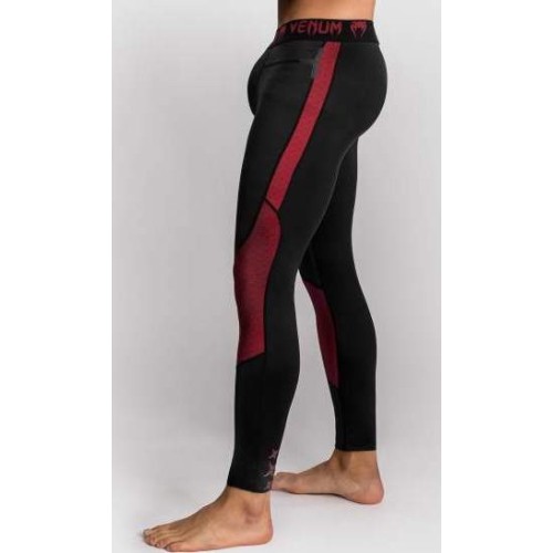 Spodnie męskie Venum x Assassin's Creed Shadows - bordowe/czarne