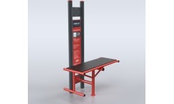 Ławka do siłowni plenerowej Steel4Fit D10