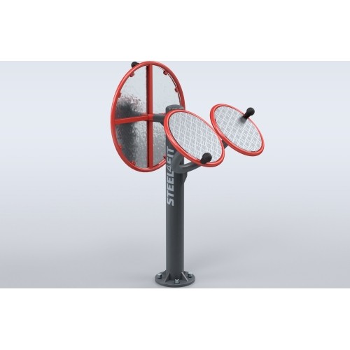 Trenażer zewnętrzny Tai Chi i koło do rąk Steel4Fit M03
