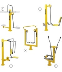 Zestaw siłowni plenerowej SET 6SET6