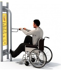Rowerek treningowy plenerowy dla niepełnosprawnych Bicycle Disabled E25
