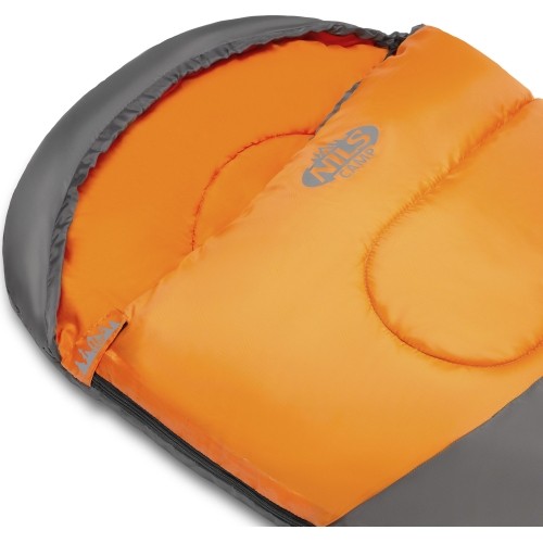 NC2008 SZARO-POMARAŃCZOWY ŚPIWÓR ROZMIAR L NILS CAMP