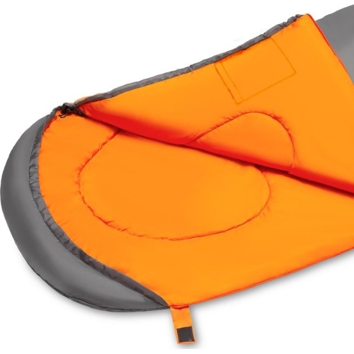 NC2008 SZARO-POMARAŃCZOWY ŚPIWÓR ROZMIAR L NILS CAMP