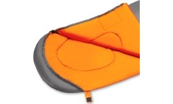 NC2008 SZARO-POMARAŃCZOWY ŚPIWÓR ROZMIAR L NILS CAMP