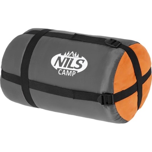 NC2008 SZARO-POMARAŃCZOWY ŚPIWÓR ROZMIAR L NILS CAMP