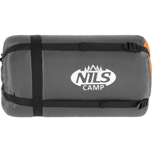 NC2008 SZARO-POMARAŃCZOWY ŚPIWÓR ROZMIAR L NILS CAMP