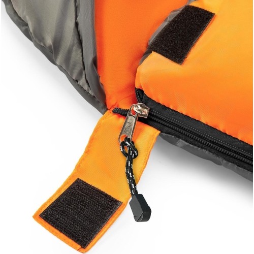 NC2008 SZARO-POMARAŃCZOWY ŚPIWÓR ROZMIAR L NILS CAMP