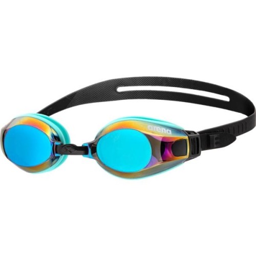 Okulary pływackie Zoom X-Fit Mirror, turkusowo-wodno-czarne