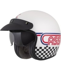 Kask motocyklowy Cassida Oxygen Rondo 2.0 Pearl White/Red/Blue/Black
