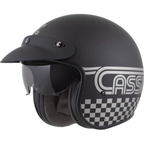 Kask motocyklowy Cassida Oxygen Rondo 2.0 matowy czarny/srebrny