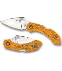 Nóż kieszonkowy Spyderco C28POR2 Dragonfly 2 - pomarańczowy