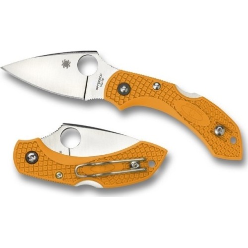 Nóż kieszonkowy Spyderco C28POR2 Dragonfly 2 - pomarańczowy