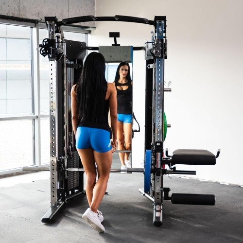 SIŁOWNIA WIELOFUNKCYJNA Z MASZYNĄ SMITH CYKLOP 10 PÓŁKOMERCYJNE HMS