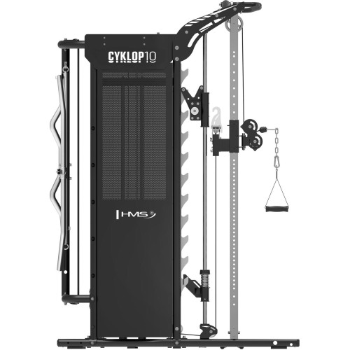 SIŁOWNIA WIELOFUNKCYJNA Z MASZYNĄ SMITH CYKLOP 10 PÓŁKOMERCYJNE HMS