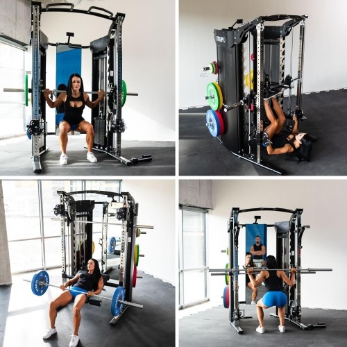 SIŁOWNIA WIELOFUNKCYJNA Z MASZYNĄ SMITH CYKLOP 10 PÓŁKOMERCYJNE HMS