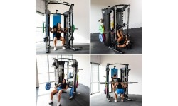 SIŁOWNIA WIELOFUNKCYJNA Z MASZYNĄ SMITH CYKLOP 10 PÓŁKOMERCYJNE HMS