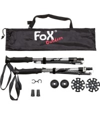 Aluminiowe kije trekkingowe FoxOutdoor Haidel