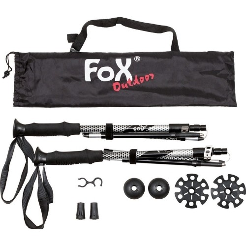 Aluminiowe kije trekkingowe FoxOutdoor Haidel