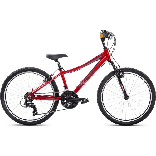 Dviratis Romet Rambler 24 2024 czerwono-grafitowy