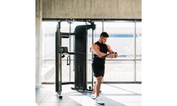 TRENAŻER FUNKCJONALNY Z PODWÓJNYM STOSEM OBCIĄŻNIKÓW ARES PRO COMMERCIAL HMS