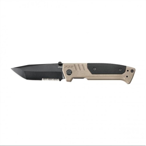 Walther Walther PDP Tanto FDE knife black, serrated, s