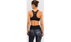 Damski biustonosz sportowy Venum Tiger - czarny/srebrny