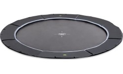 EXIT Dynamiczna trampolina sportowa naziemna ø305cm - czarna