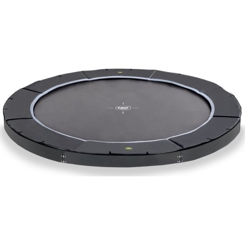 EXIT Dynamiczna trampolina sportowa naziemna ø305cm - czarna